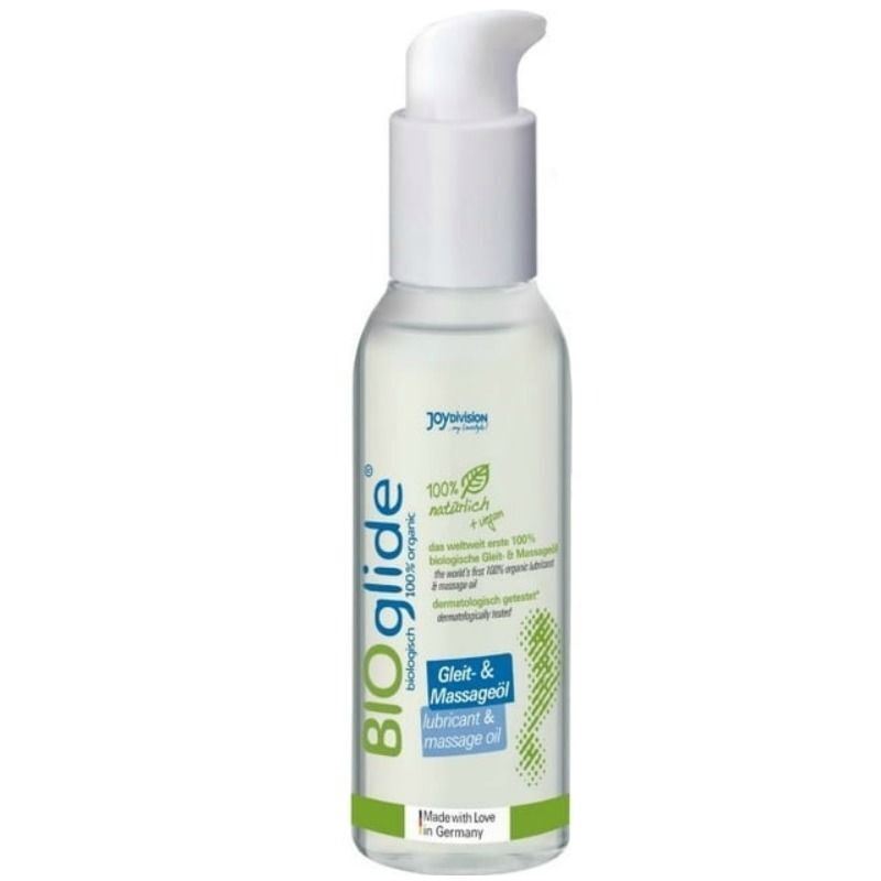 Joydivision BIOglide Organic Lubricant and massage Oil vaginal anal oral 125ml