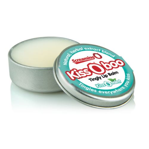Screaming O Kissoboo Mint Lip Balm Oral Kiss BJ Enhancer Cold Effect Tingling