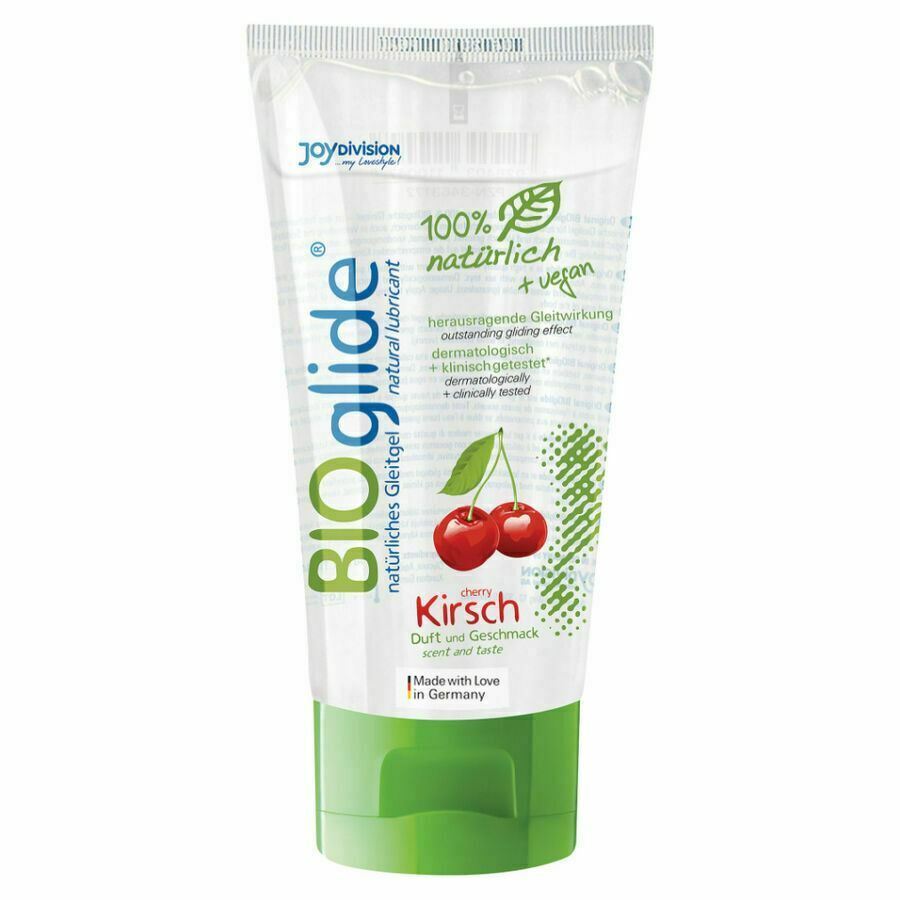 Aromatisierte Gleitmittel JoyDivision Bioglide Cherry Gleitmittel auf Wasserbasis 2,7 fl oz 80 ml