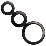 Addicted Toys Set Black Penis And Testicles Rings Sex Toys For Man