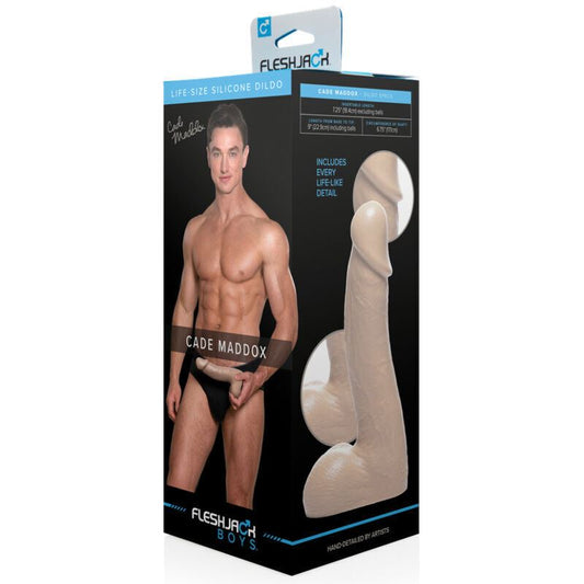Realistic-Dildo-Cade-Maddox-Fleshlight-Toy-FleshJack-Woman-Gay-Man-Sex-Real-23cm