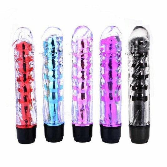 Multispeed-Vibrator Jelly-Dildo Multi Speed G Spot-for Female 17cm-vibrating