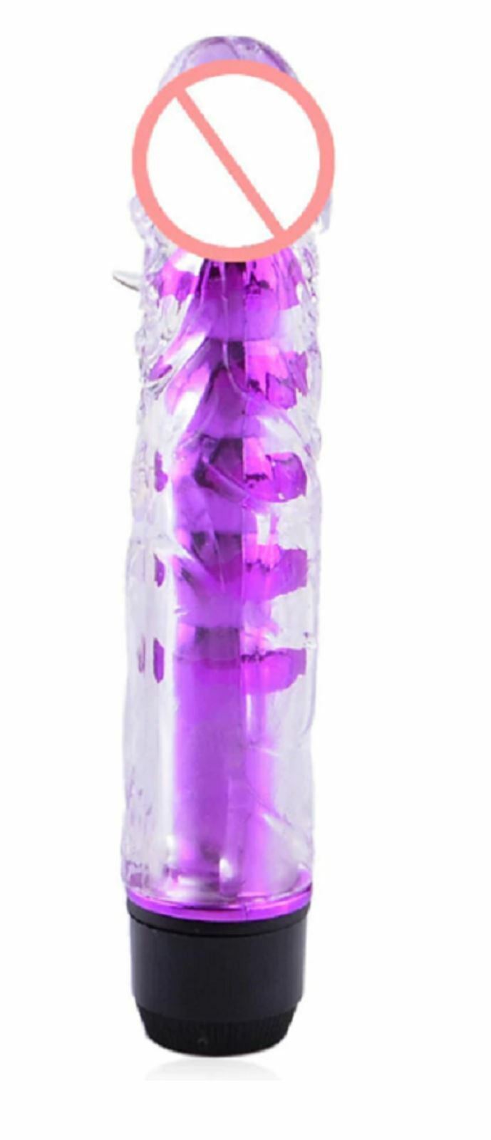 Multispeed-Vibrator Jelly-Dildo Multi Speed G-Punkt-für Frauen 17cm-vibrierend