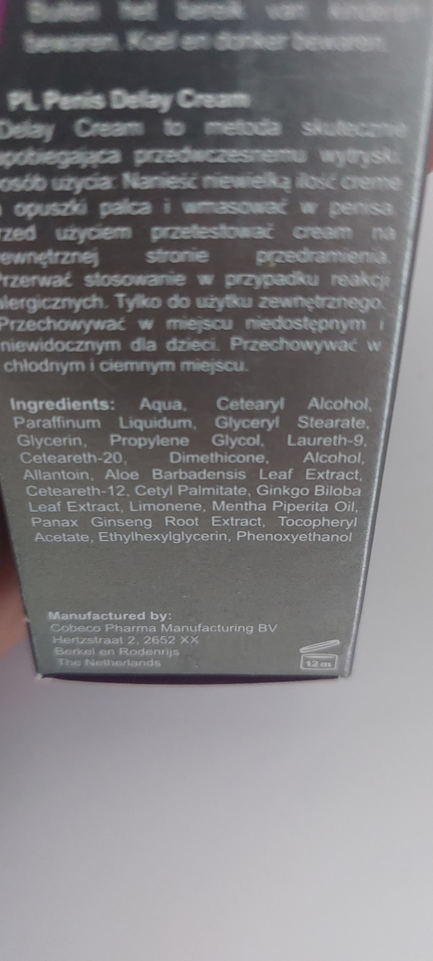 BE Enduring Penis Delay Cream Lasting Lasting Ejaculation Delay 45ml