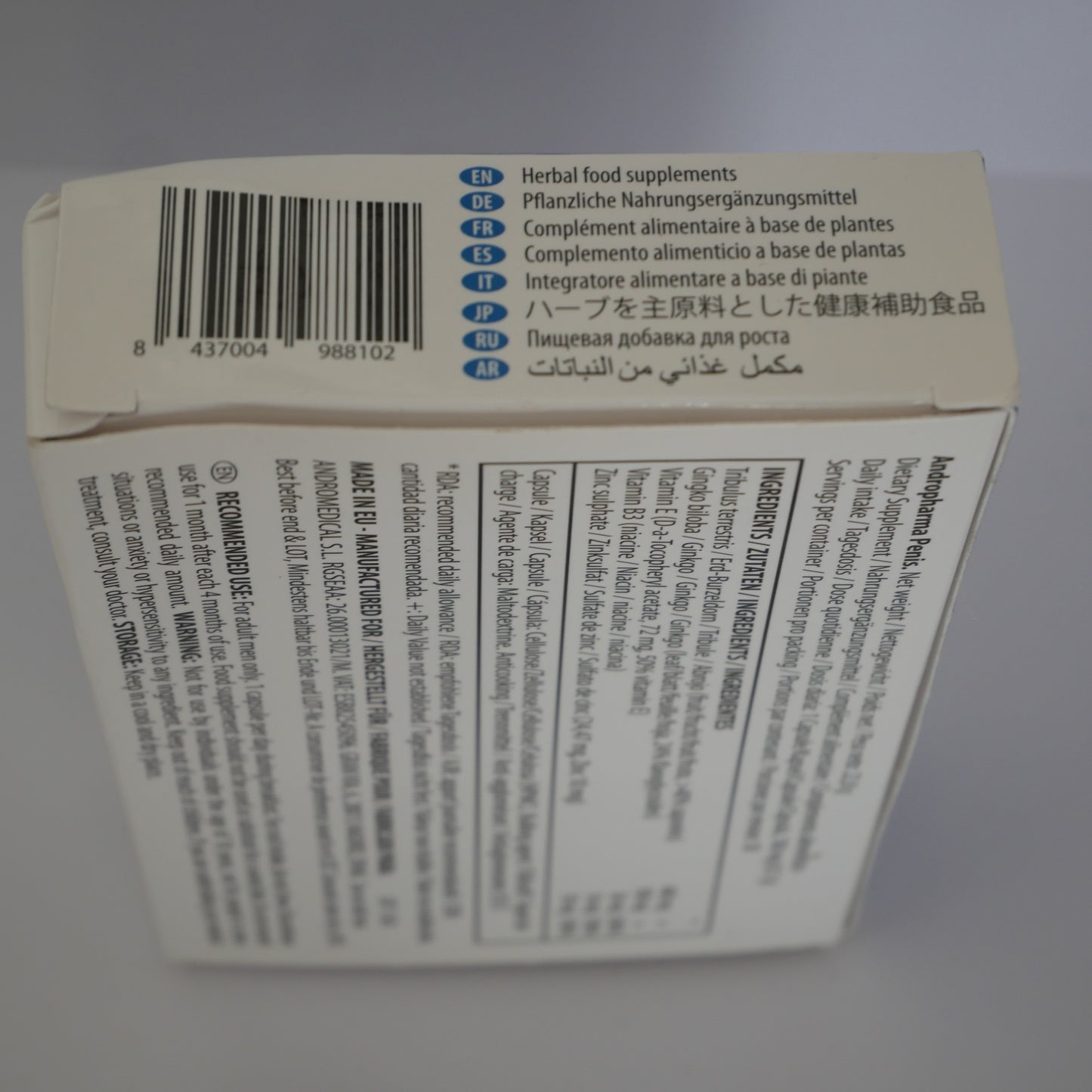 Andropharma Male Penis Pills 30caps