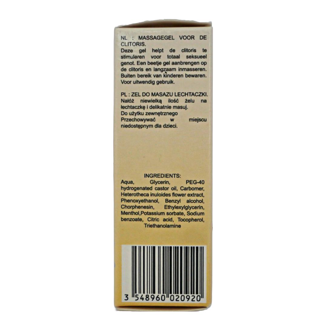 Stimulating Clitoris cream for women Female intense lubricant arousal gel 20ml