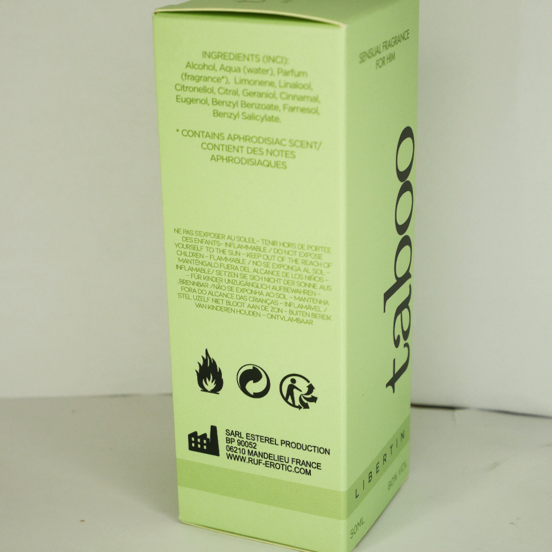 Taboo Libertin Perfume Pheromones for Men Natural Spray Attract Hot Women