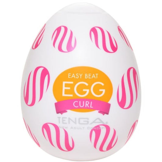Tenga Curl Egg Stroker Masturbator Cup