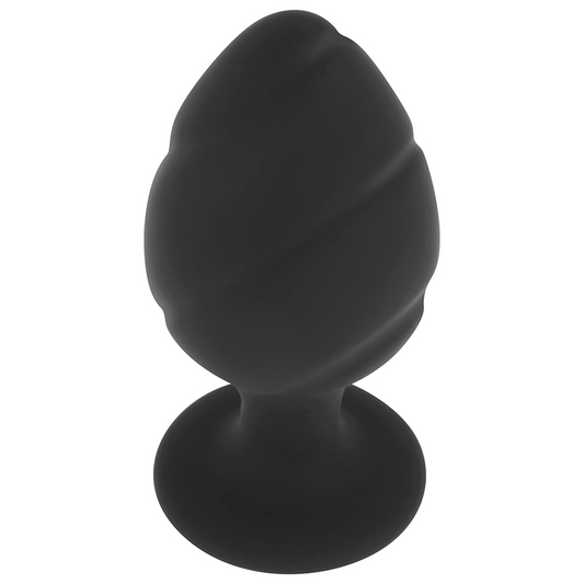 Beginner Anal Plug OHMAMA silicone Butt Plug Black size Small Sex Toy Male 2.3''