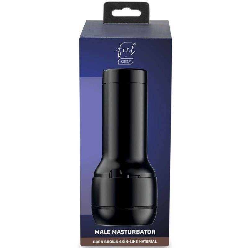Fleshlight Sex Toys Kiiroo Feel Stroker Stimulating Masturbator Man - Dark Brown