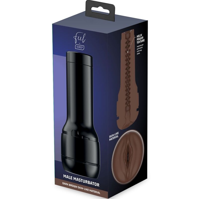 Fleshlight Sex Toys Kiiroo Feel Stroker Stimulating Masturbator Man - Dark Brown