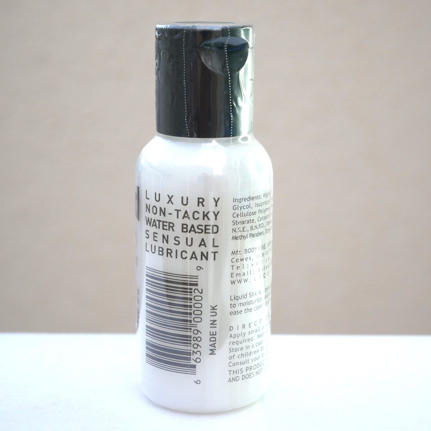 Liquid Silk Original Lubricant Water Based Bodywise Luxury lube Choose Size