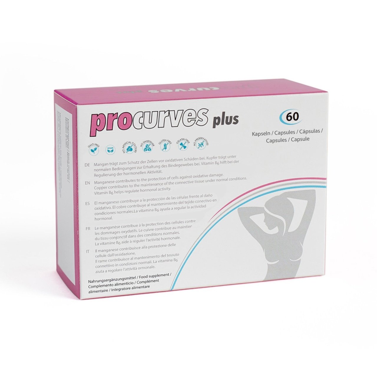 Procurves Plus Natürliche Brustvergrößerung 60 Kapseln