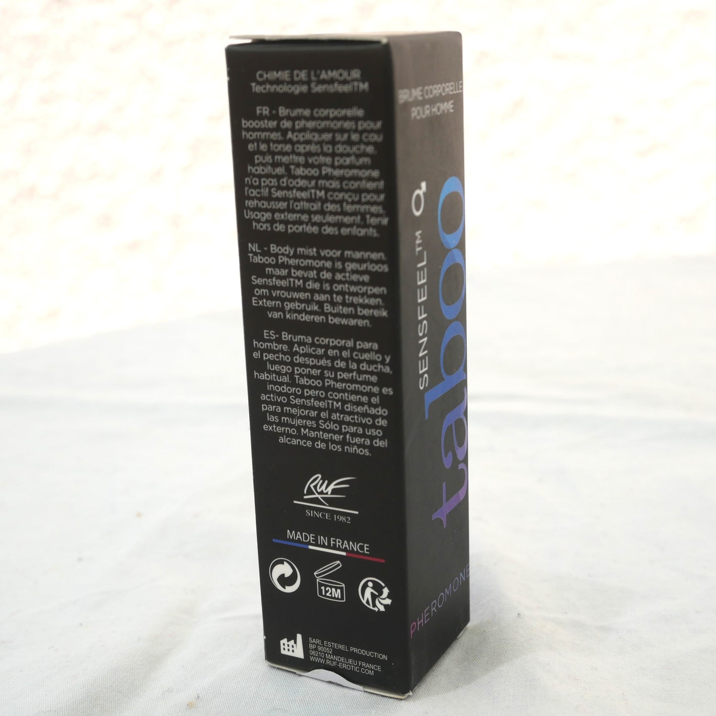 Taboo Sensfeel Pheromone perfume for Him increase attraction to Women 15ml