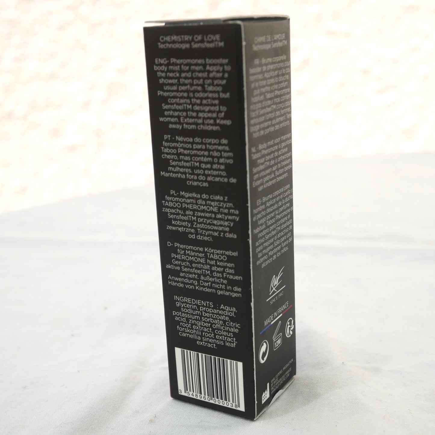 Taboo Sensfeel Pheromone perfume for Him increase attraction to Women 15ml