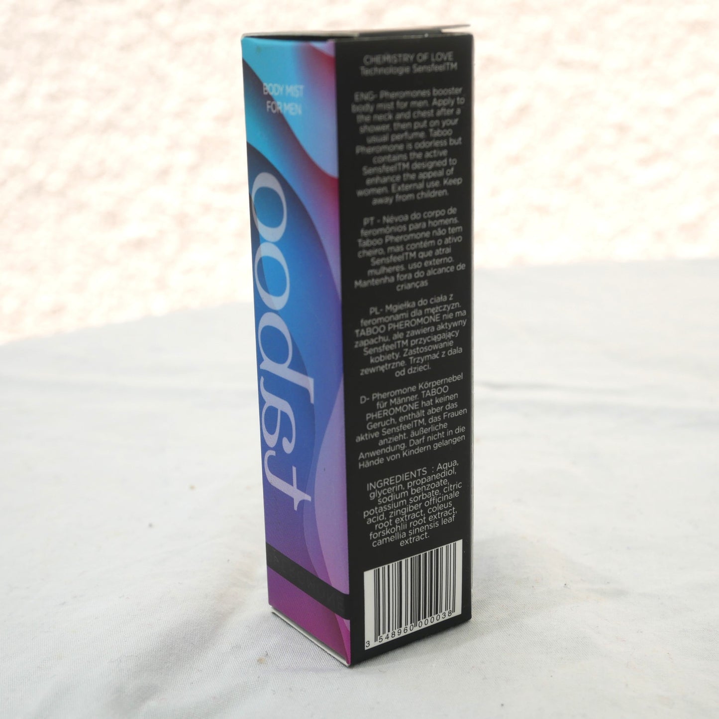 Taboo Sensfeel Pheromone perfume for Him increase attraction to Women 15ml