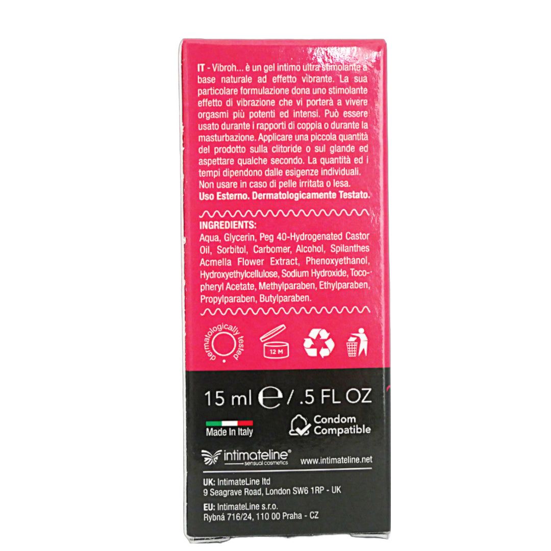 Vibroh Intense Orgasms Gel Vorspiel Climax Female Intensify 15ML