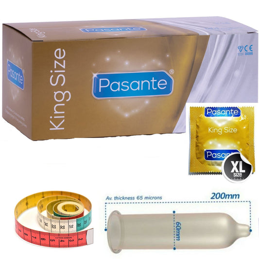 🔥 Pasante King Size XL/XXL Condoms – Ultimate Comfort and Protection for Larger Sizes