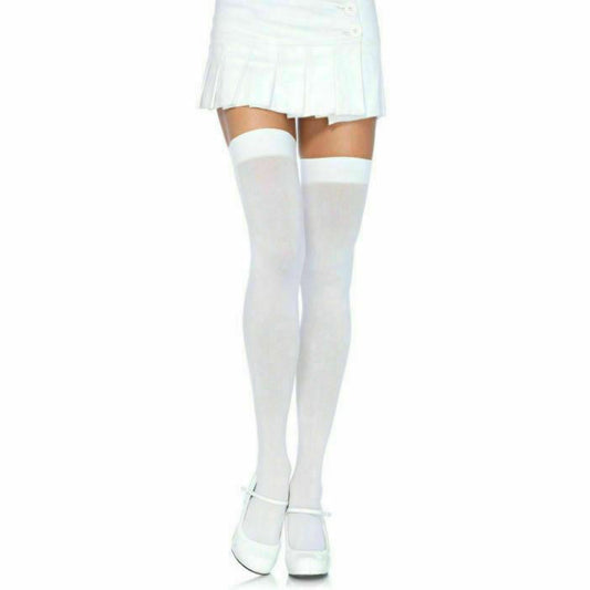 The Ultimate Seductive Accessory: White Sexy Stockings by Leg Avenue