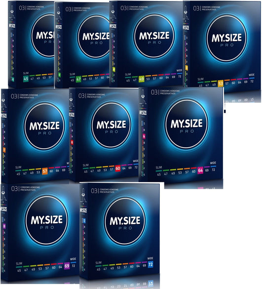 Find Your Perfect Fit: MY.SIZE PRO Condoms for Ultimate Comfort & Protection!