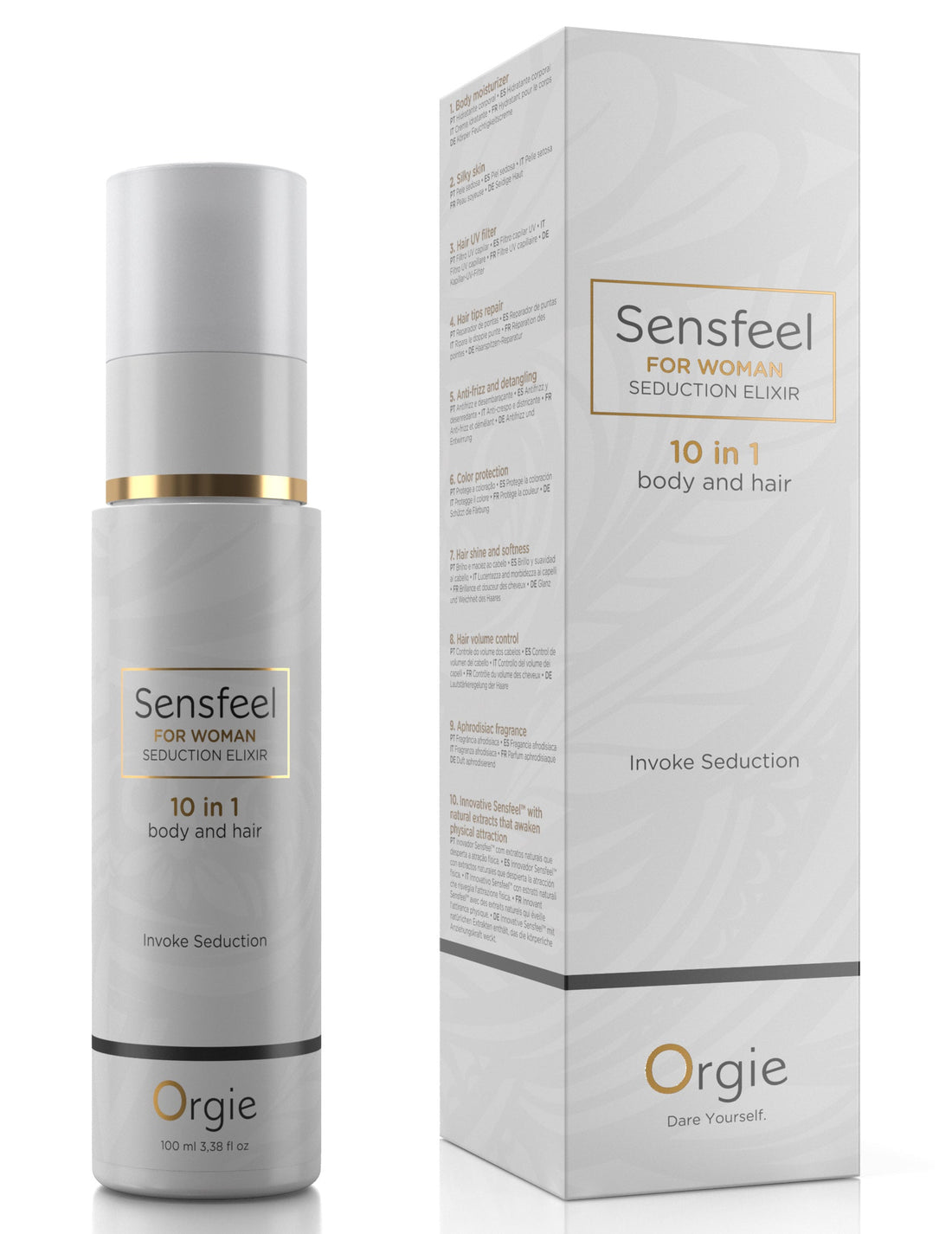 Unleash Your Feminine Power with Orgie Sensfeel For Woman Body & Hair Elixir!