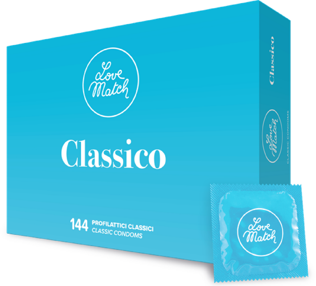 Discover Ultimate Comfort with Love Match Classico Lubricated Condoms – Quality Made in Italy