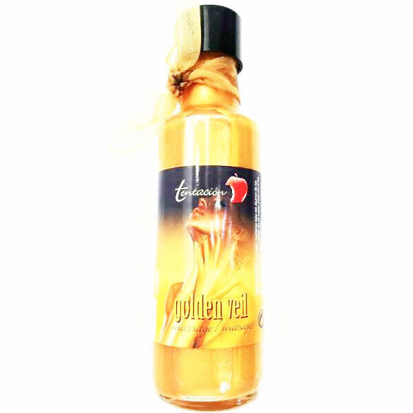 Indulge in Pure Sensuality with Tentación Golden Veil Massage Oil – Now with 10% OFF!