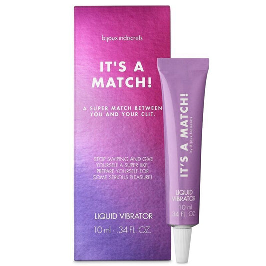 Discover the Excitement with Bijoux It's a Match Liquid Vibrator – 10ml