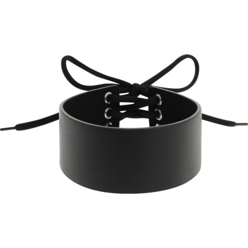 Vegan Leather Choker Necklace Submissive Collar