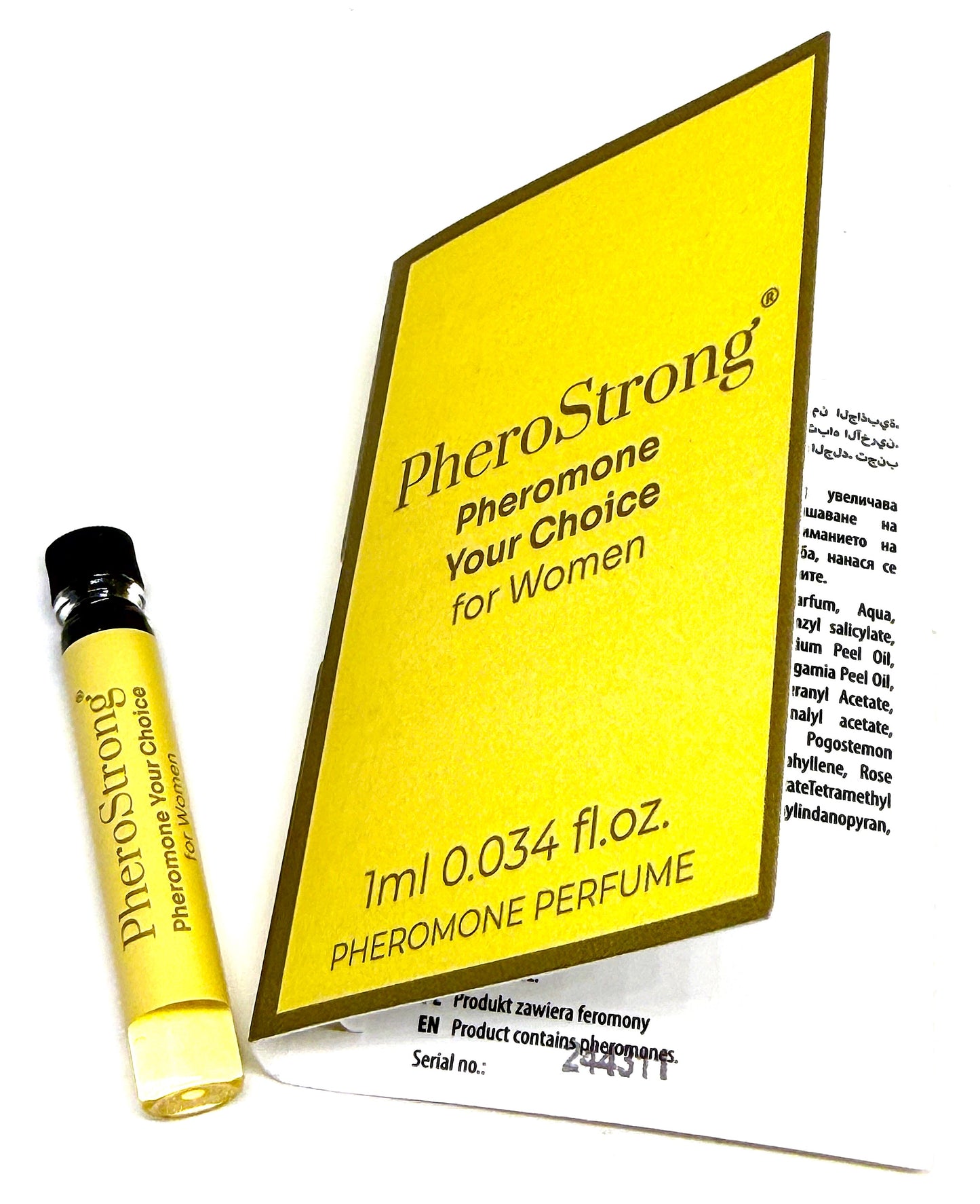 PheroStrong Your Choice Pheromone Perfume for Women - 1ml