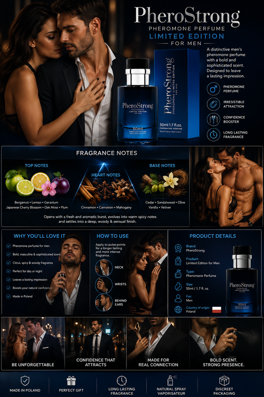 PheroStrong Pheromone Perfume for Men – Limited Edition 50ml