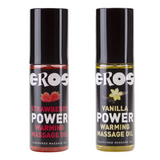 Eros Power Warming Massage Gel - Strawberry / Vanilla 100ml