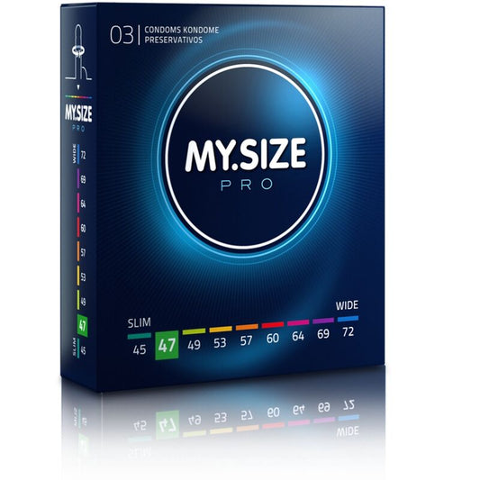 3-pack My Size Pro Condom Size Small Regular Extra Large XL Strong Original Safe