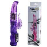 Vibrator g-spot dildo rabbit female adult sex toy rotator intimate lover queen