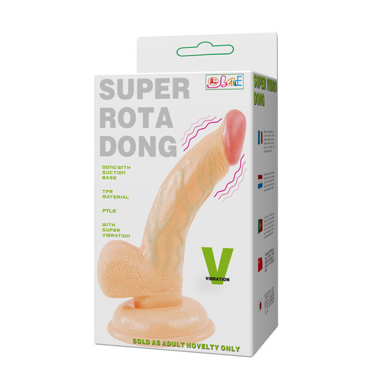 Ly-baile super rota dong realistico telecomando per aspirazione dildo