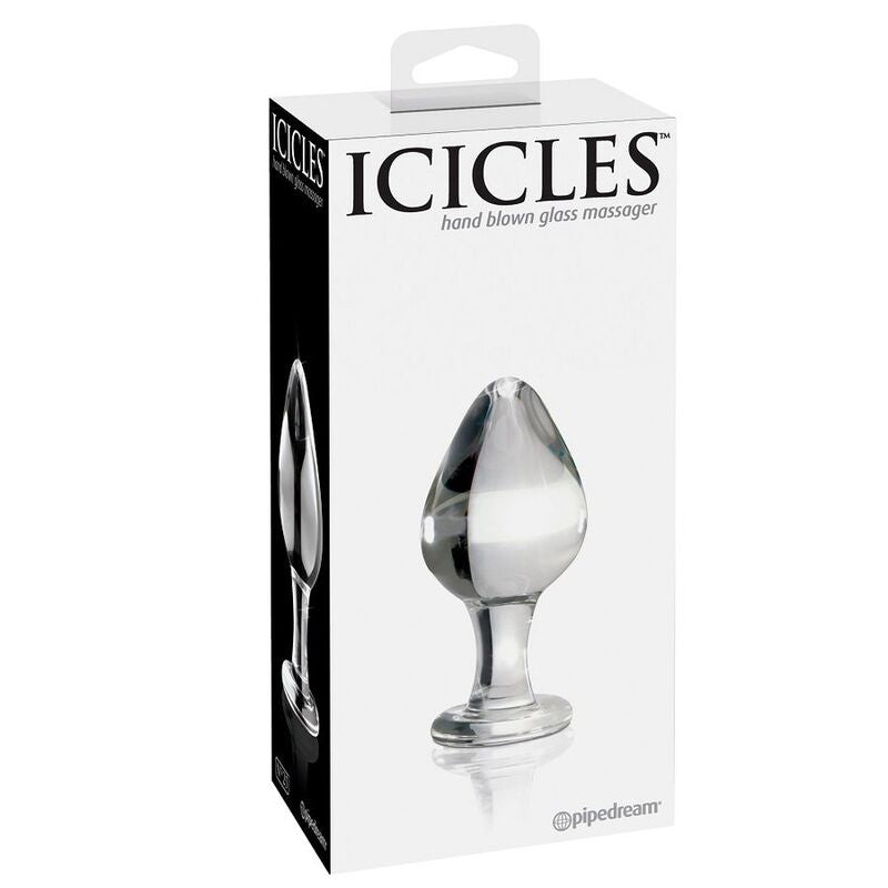 Icicles number 25 glass toy massager plug stimulation anus rectum sex prostate