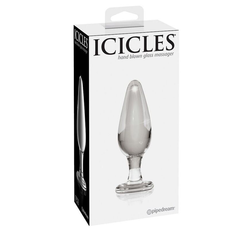 Women anal dildo icicles number 26 glass toy massager anus rectum sex prostate