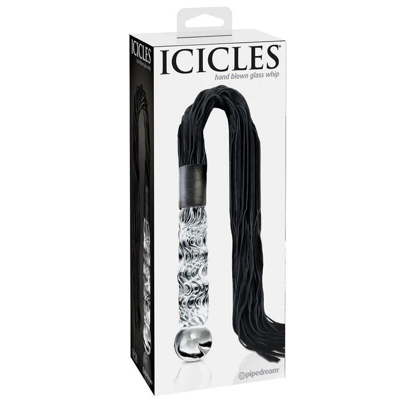 Icicles number 38 glass anal plug sex toy massager dildo dilator for couple