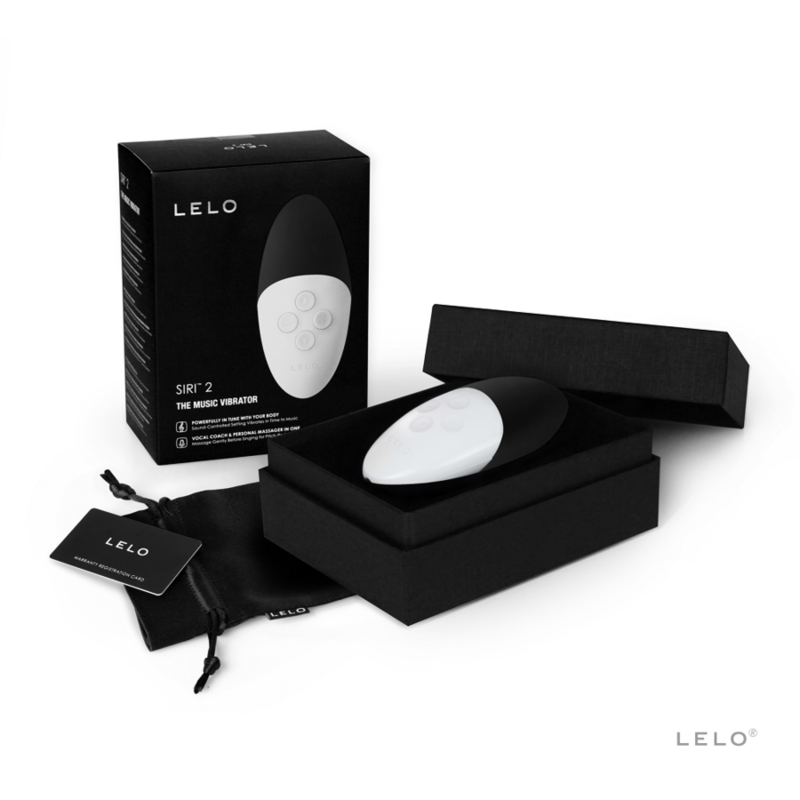 Lelo siri ™ 2 music vibrator black ultra-powerful massager sex toy