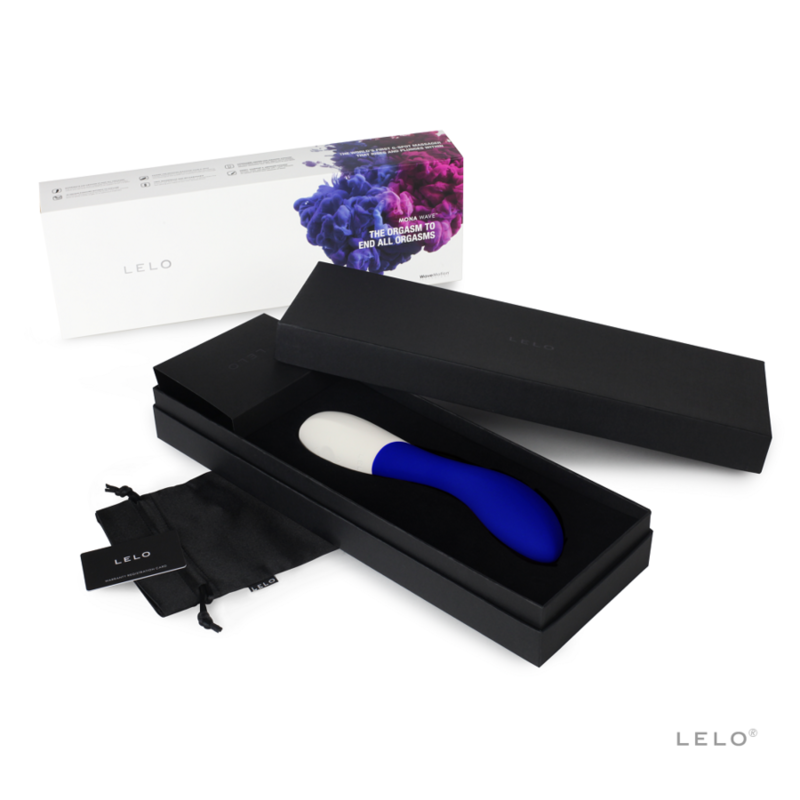 Lelo Mona Wave™ Luxusvibrator Klitoris Orgasmus Massagegerät Dildo weiblich Mitternachtsblau