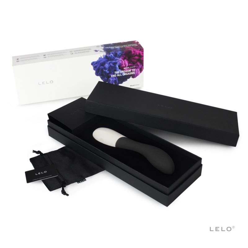 Lelo Mona Wave™ Vibrator, schwarzer G-Punkt-Stimulator, Klitoris-Orgasmus-Massagegerät, weiblicher Dildo