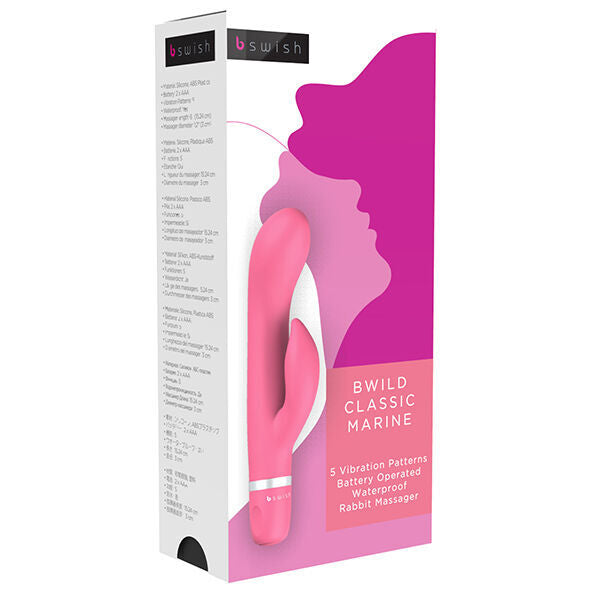 Sex toy B swish - bwild classic marine rabbit massager vibrator guava