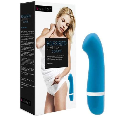 Bdesired deluxe curve blue lagoon vibrator sex toy