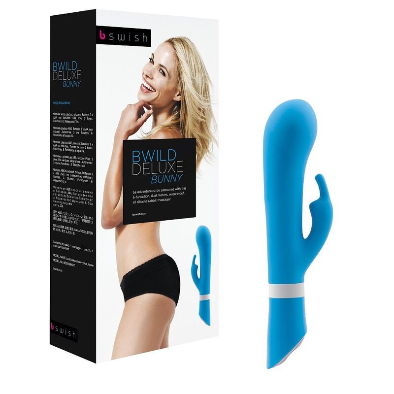 Vibrator with clit stimulator b swish bwild deluxe bunny rabbit jade sex toys