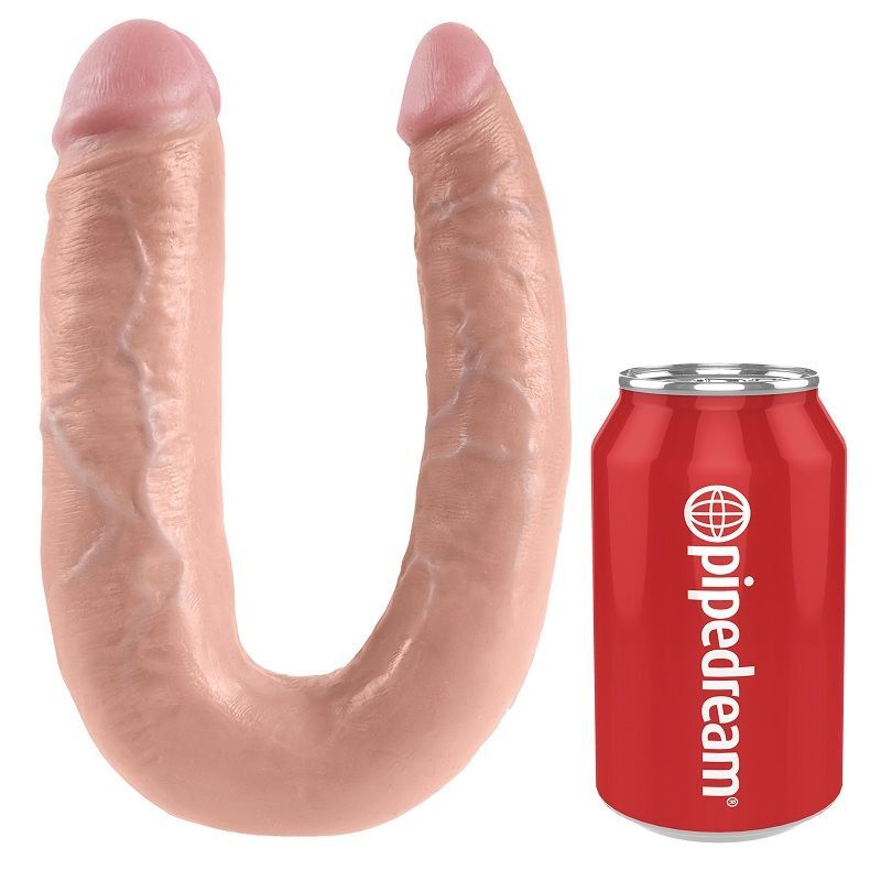 King Cock-Dildo mit zwei Enden, 17,8 cm, große Penetration, natürliches Anal-Vaginal-Sexspielzeug, lsb