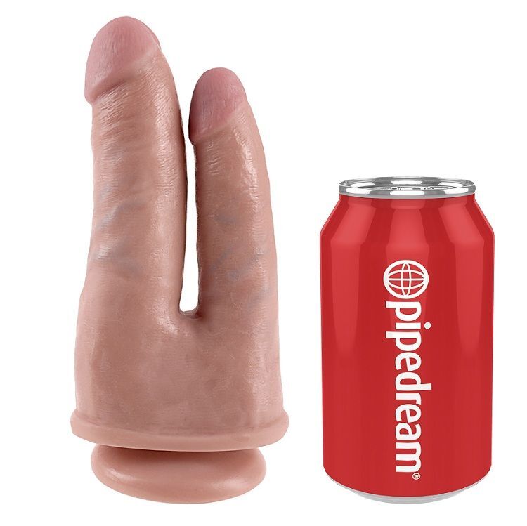 Doppelte Penetration, Dildo, 2 Penisse, kleiner Königsschwanz, anal, vaginal, Sexspielzeug, lesbisch