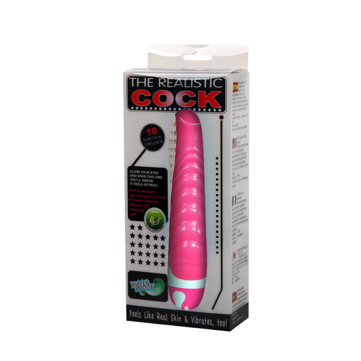 Baile the realistic cock pink g-spot 21.8cm vibrator sex toy stimulation