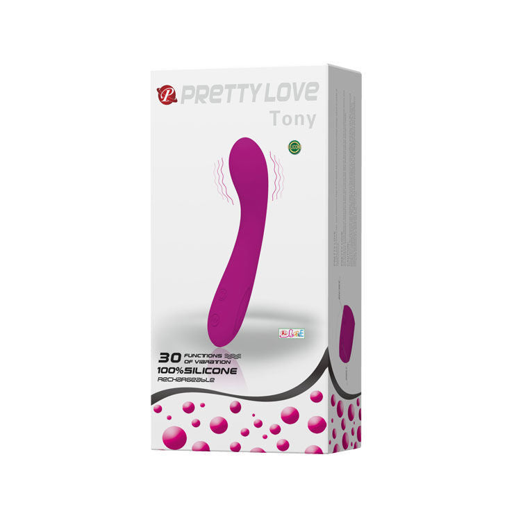 Hochwertiger Pretty Love Tony Vibrator, lila Vaginalstimulation, Sexspielzeug-Massagegerät