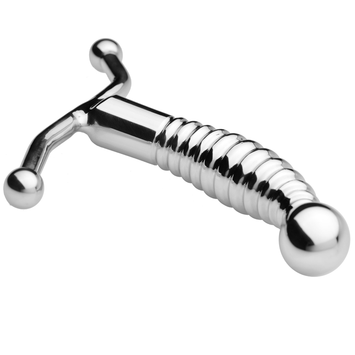Metal anal plug metal hard prostate massager steel butt hole sex toys for men