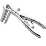 Metal hard triple anal speculum for anus dilator for women men sex toy extreme